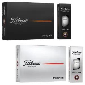 타이틀리스트 PRO V1X 골프공 2025년 12개입 1다즌