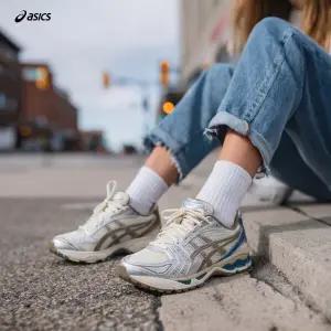 아식스 우먼스 젤 카야노 14 크림 페퍼 남자 여성 런닝화 운동화 1202A056-113