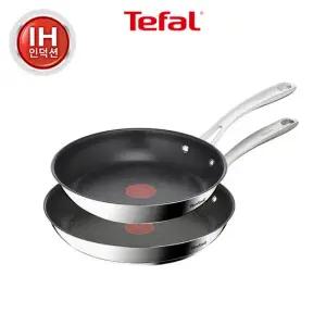 [레온뚜껑28증정]테팔 인덕션 티타늄3X 퍼펙트 레지스트 2종(팬24+팬28)