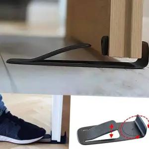 고정 장치 인테리어 발조작 방문 스토퍼 바닥 플라스틱 테이프 보호대 문걸이 문홀더 문멈춤 현관문 열림