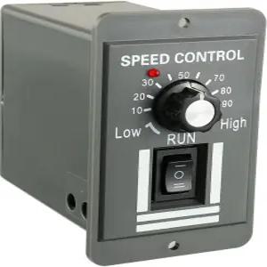 EPLZON DC 12-60V 모터 속도 컨트롤러 20A 조정 가능 PWM 스위치 정/역 전기 조절기 브러시 모터에 적합