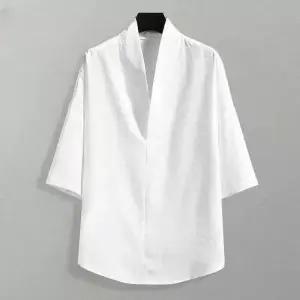 남성 저고리 두루마기 법복 반팔 생활한복 M 개량 절복