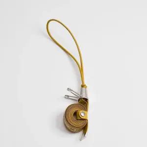 [DIOR]디올 스네일 백 참 옐로우 스무스 카프스킨 사이즈 24cm 153974327