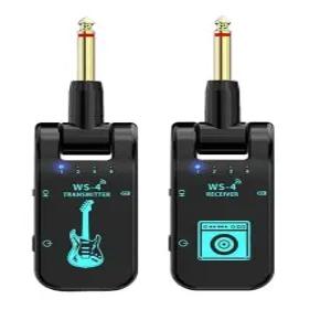 픽업 어쿠스틱 기타 충전식 마이크 무선 채널 송수신기
