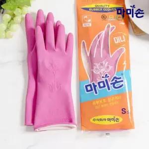 마미손 고무장갑 미니(소) S 작은손 고무장갑 10켤레