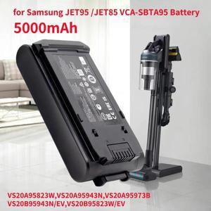 25.2V 5000mAh VS20B95943N 무선 진공 청소기 용 제트 교체 배터리 60 분 실행 시간 충전식 VCA-SBTA95