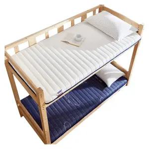 원룸 기숙사 휴대용 토퍼 천연라텍스 접이식 싱글 쿠션 바닥 매트리스