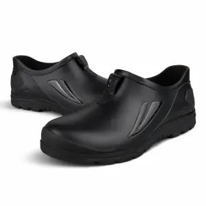 슈퍼카미트 슬립온 스타일 방수 장화 레인슈즈