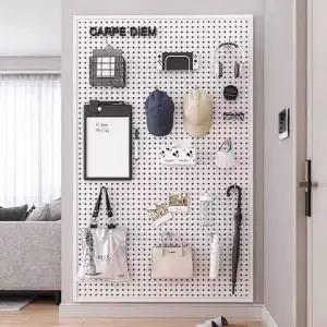 스텐타공판 벽걸이 타공게시판 구멍보드 철제보드판