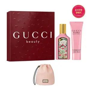 [구찌 뷰티](타임스퀘어점패션관)[쓱]플로라 골저스 가드니아 EDP50+BL50 기획세트(+파우치 증정)