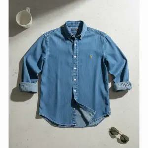 폴로 랄프로렌 남성 포니로고 자수 데님셔츠 청남방 긴팔 710548539001