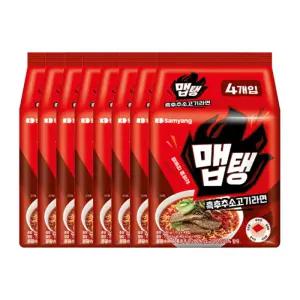 삼양 맵탱 흑후추소고기라면 32입 (4입 x 8개) /멀티팩