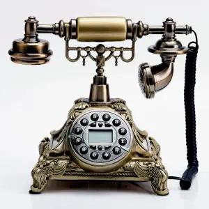 엔틱 전화기 레트로 카페 공중 아날로그 장식 엔틱전화기 골동품 옛날 전화 촬영 옛날전화기