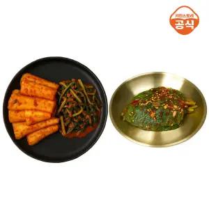 [롯데백화점]키친스토리 빅마마 이혜정의 맛있는 총각김치 3kg+깻잎김치1kg (총 6kg)