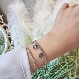 [골드스마일]SS1027 여성 앤틱 디자인 팬던트 실버 팔찌 유니크 은팔찌 실버 925