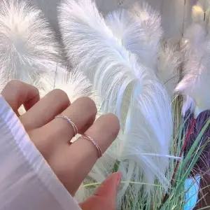 [골드스마일]SS1025 여성 X 실버 실반지 엑스 큐빅 디자인 데일리 은 반지 실버 925