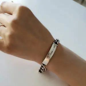 [골드스마일]S5027 여성 10돈 유화 스틱 체인 팔찌 유니크 은팔찌 실버925