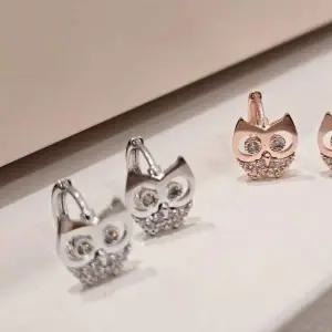 [골드스마일]S5020 여성 부엉이 디자인 귀걸이 유니크 귀여운 은귀걸이 실버925