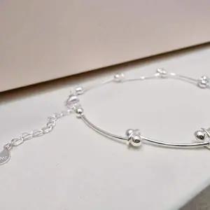 [골드스마일]S408 여성 볼 뱅글형 유니크 디자인 데일리 팔찌 실버 925