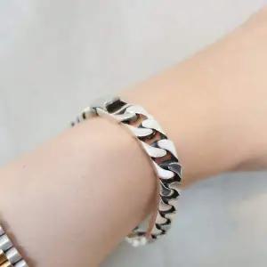 [골드스마일]SS3030 실버 컷팅 체인팔찌 데일리 심플 유니크 은팔찌 실버925