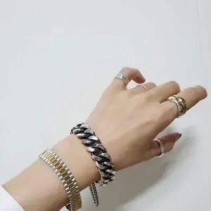 [골드스마일]SS3034 30돈 유화 체인팔찌 묵직한 데일리 유니크 은팔찌 실버925