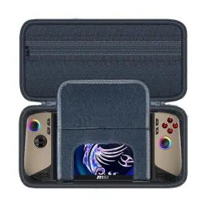 MSI 클로 8 AI+ / 레노버 레지옹 Go S 게이밍 콘솔용 와나이하 하드 케이스 블랙 EVA 쉘 지퍼 잠금 장치