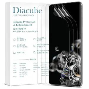 [다이아큐브]갤럭시 S20울트라 EPU 신소재 하이브리드 자가복원 항균 지문인식 액정보호필름 3매 간편부착