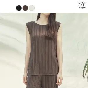 [홈쇼핑인기]에스와이 자카드 플리츠 슬리브리스 1종