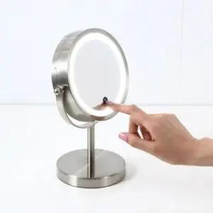 [에스에스_62]ST483-6 터치형 손거울 LED탁상거울/LED거울