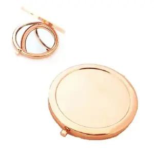 [에스에스_62]로즈골드 컴팩트 양면 화장거울 ST-303M