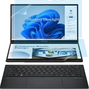 2025-2024년 신제품 ASUS 젠북 듀오 2-in-1 노트북 듀얼 14인치 OLED(UX8406) 터치 디스플레이용 4팩 차단