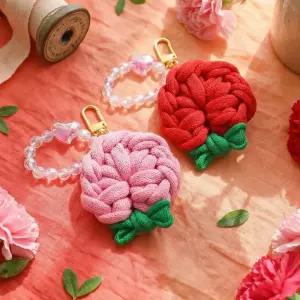 키득키득 양말목 카네이션 키링 만들기 패키지