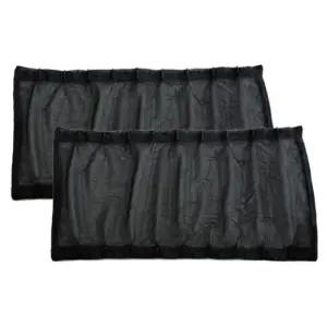 [JED] 슬라이드 차단 자외선 망사 통풍 커튼 차량 2pscs