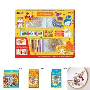 아모스글라스데코 썬데코 애니멀 - 54298/놀이/만들기/DIY/미술놀이/유리그림/창문/색칠/칼라/스티커물감