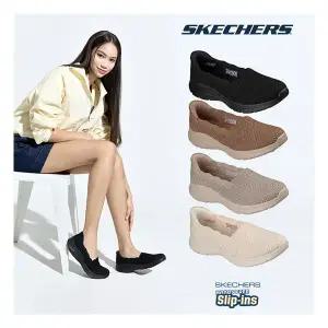 스케쳐스 26SS 최신상 여성용 베드포드 슬립인스 슬립온