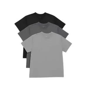 [PXG] 남성 라운드 반팔 티셔츠 3팩 그레이 블랙 2026