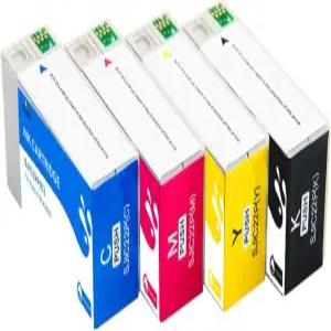 MS.R SJIC22P 잉크 카트리지 TM-C3500 잉크젯 컬러 라벨 프린터용 재제조 (블랙 시안 마젠타 옐로우 4팩)