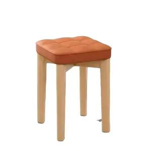원목 의자 사각 보조 미니 보조석 화장대 스툴