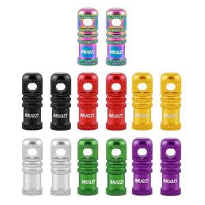 호환 2개 자전거 밸브 캡 사이클링 커버 튜브 타이어 가스 노즐 MTB 로드