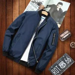 봄가을 남성 항공점퍼 바람막이 블루종 점퍼