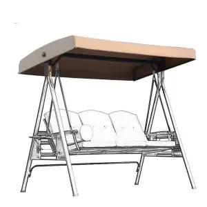 야외 흔들의자 천막 그네 의자 천갈이 펜션 벤치 지붕 천