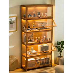 위스키 장식장 진열장 라이트 60x38x170cm 길이80 월넛 led장식장 사무실