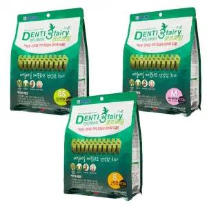 포켄스 덴티3페어리 클로로필 410g 강아지 기능성껌 간식