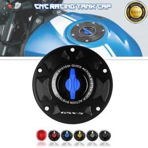 CNC 키리스 오토바이 연료 가스 탱크 캡 커버 스즈키 GSXR 600 750 1000 GSXS750 하야부사 SV650 에 적합 1