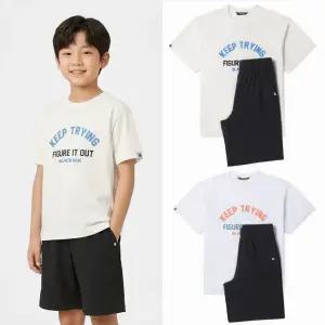 [롯데백화점]블랙야크 키즈 블랙야크키즈 크래시반팔세트#3