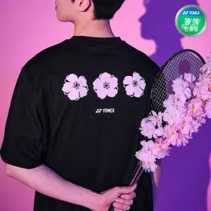 요넥스 배드민턴 벚꽃에디션 오버핏 반팔 티셔츠 262TS005U