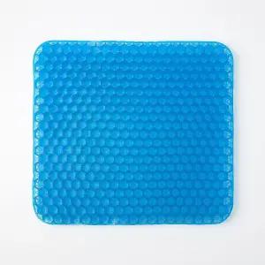 7day 벌집 쿨방석(사각형) (42x37cm) 메쉬 통풍 시트시원한 젤리 젤방석 시원한 계란 젤시트 여름 의자 운