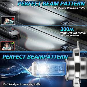 2개입 H7 H4 H1 HB3 9005 할로겐 헤드라이트 자동차 하이/로우 빔 6000K 12V 쿨 블루 하이퍼 화이트 전구