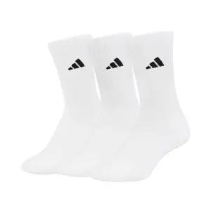쿠션 크루 3팩 중목 스포츠 마라톤 삭스 양말 화이트 JZ0530