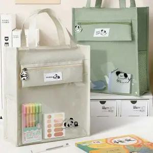 어린이 QKW796S4 초등 학생 보조 가방 캔버스 도시락 주머니